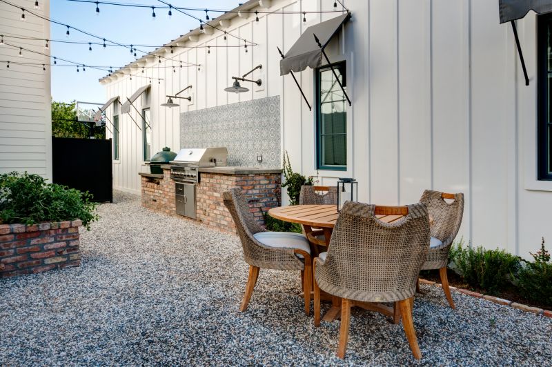 Patio Gravel Construction detail